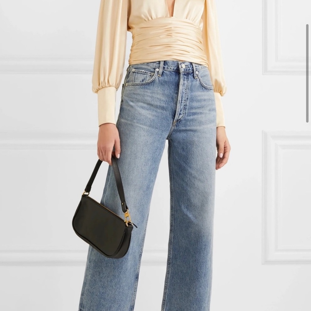 AGOLDE 90’s Jean, Light Wash (90s jean style, but cropped to 26 inches)